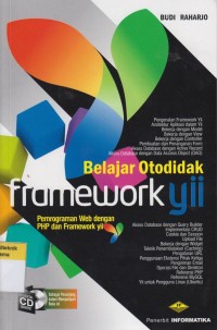 Image of Belajar Otodidak Framework yii:pemrograman web dengan php dan framework yii