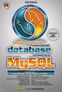 Image of Belajar otodidak membuat database menggunakan Mysql