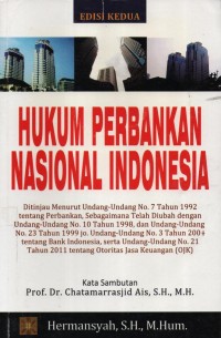 Image of Hukum Perbankan Nasional Indonesia Edisi Kedua