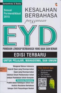 Image of Kesalahan Berbahasa : Penggunaan EYD