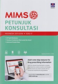 Image of MIMS Petunjuk Konsultasi Edisi 17 Tahun 2017/2018