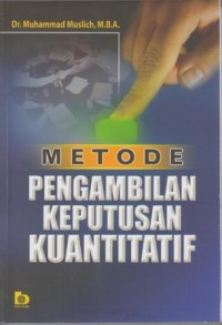 Image of Metode Pengambilan Keputusan Kuantitatif