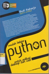 Image of Mudah Belajar Python untuk Aplikasi Dekstop dan Web