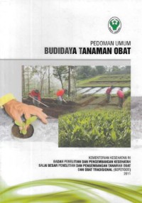 Image of Pedoman Umum Budidaya Tanaman Obat