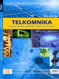 Image of TELKOMNIKA : Telecommunication Computing Electronics and Control Vol 20, No 5: October 2022