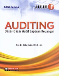 Image of Auditing Jilid 1 : dasar-dasar audit laporan keuangan
