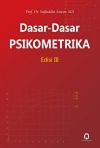 Image of Dasar-Dasar Psikometrika Edisi 3
