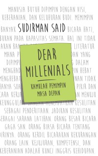 Image of Dear millennials: kamulah pemimpin masa depan