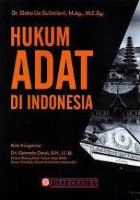 Image of Hukum Adat Di Indonesia