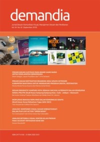 Image of demandia - Jurnal Desain Komunikasi Visual, Manajemen Desain dan Periklanan Vol 4 No 2 (2019)