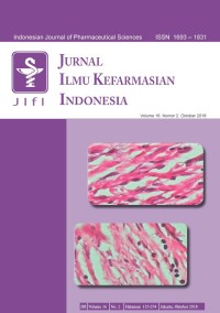 Image of Jurnal Ilmu Kefarmasian Indonesia Vol 16 no 2 (2018)