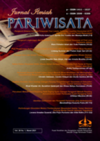 Image of Jurnal Ilmiah Pariwisata Vol 26 No 1 (2021)