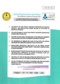 Image of JKS: Jurnal Keperawatan Soedirman Vol. 18 No. 2 Juli 2023