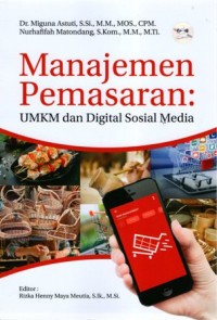 Image of Manajemen Pemasaran: Umkm Dan Digital Sosial Media