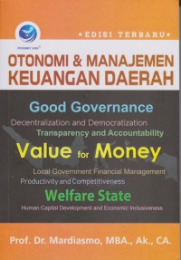 Image of Otonomi Dan Manajemen Keuangan Daerah, Edisi Terbaru