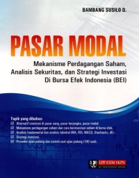 Image of Pasar Modal Mekanisme Perdagangan Saham