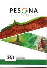 Image of Pesona: Jurnal Pariwisata Vol. 24 No. 1 Juni 2022