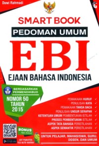 Image of Smart Book Pedoman Umum EBI Ejaan Bahasa Indonesia