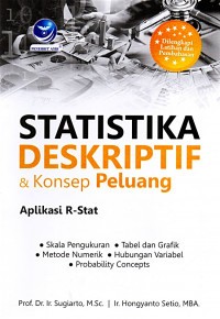 Image of Statistika Deskriptif dan Konsep Peluang, Aplikasi R-Stat