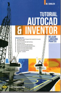 Image of Tutorial Autocad & Inventor: belajar langsung praktek