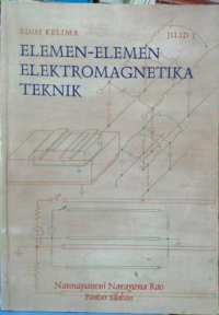 Image of Elemen-elemen Elektromagnetika Teknik Jilid I