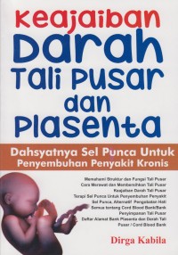 Image of Keajaiban darah tali pusar dan plasenta