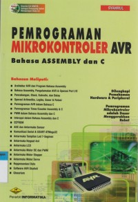 Image of Pemrograman Mikrokontroler AVR: bahasa assembly dan C