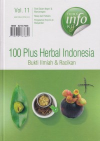 Image of 100 Plus Herbal Indonesia : Bukti Ilmiah & Racikan ( Vol. 11 )