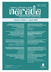 Image of NARADA: Jurnal Desain & Seni  Vol 9, No 1 (2022)